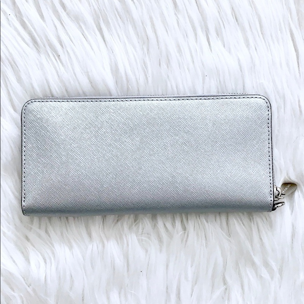 MICHAEL KORS Silver Leather Wallet - Picture 2 of 3